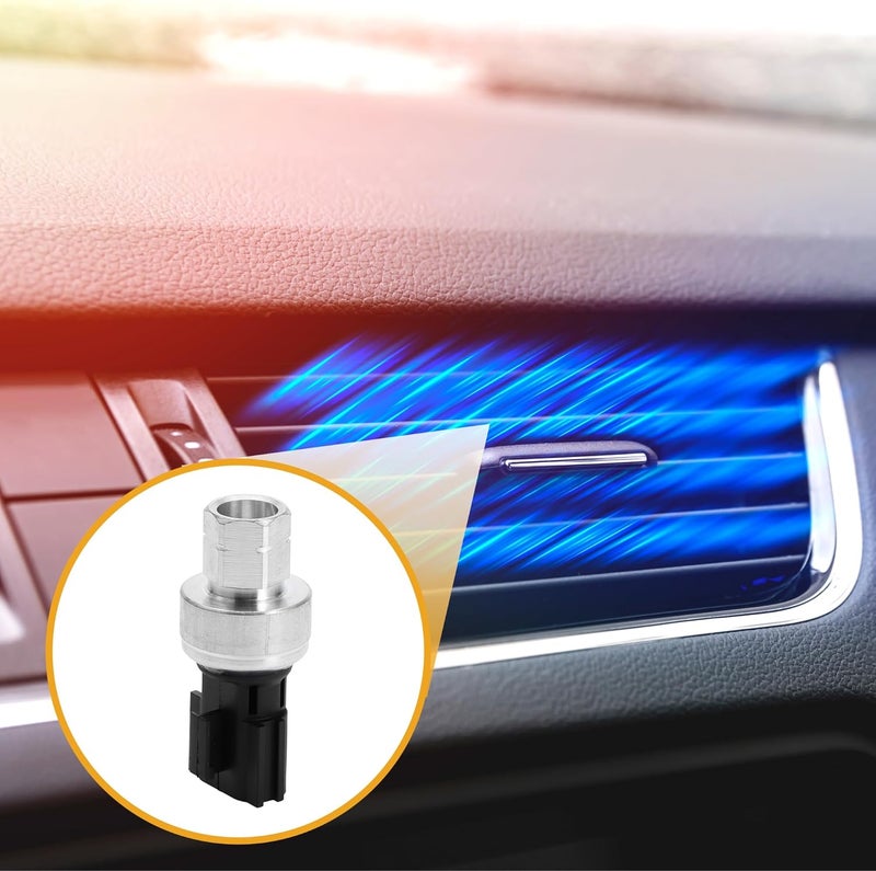 Partuto A/C Pressure Switch Sensor No.MR306627 Car Engine Air Conditioning Refrigerant Pressure Transducer for Mitsubishi Lancer 2.0L 2008-2017 Plastic Black - Image 2